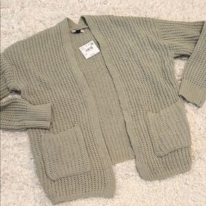 American Eagle Outfitters Textured Cardigan in sage size XS NWT
